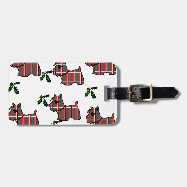 ETIQUETA PARA MALETAS TERRIER ESCOCÉS (Frente Horizontal)