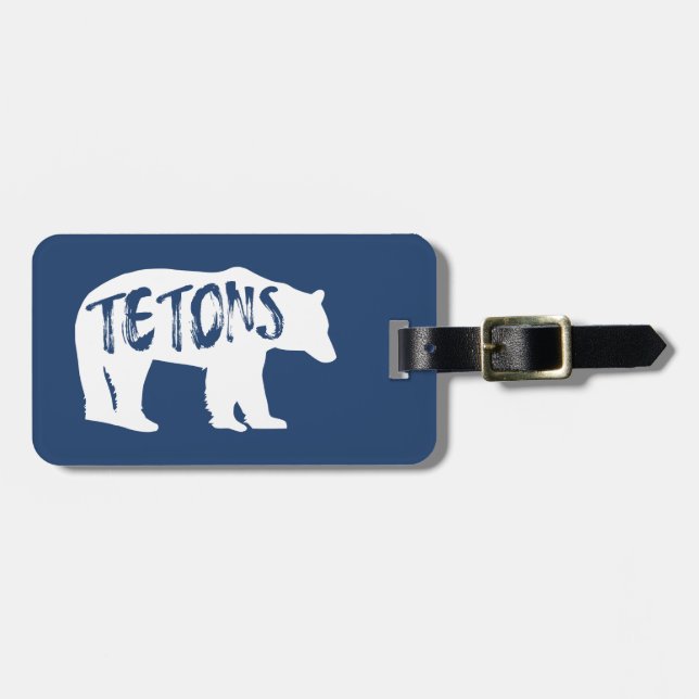 Etiqueta Para Maletas Tetons Bear (Frente Horizontal)