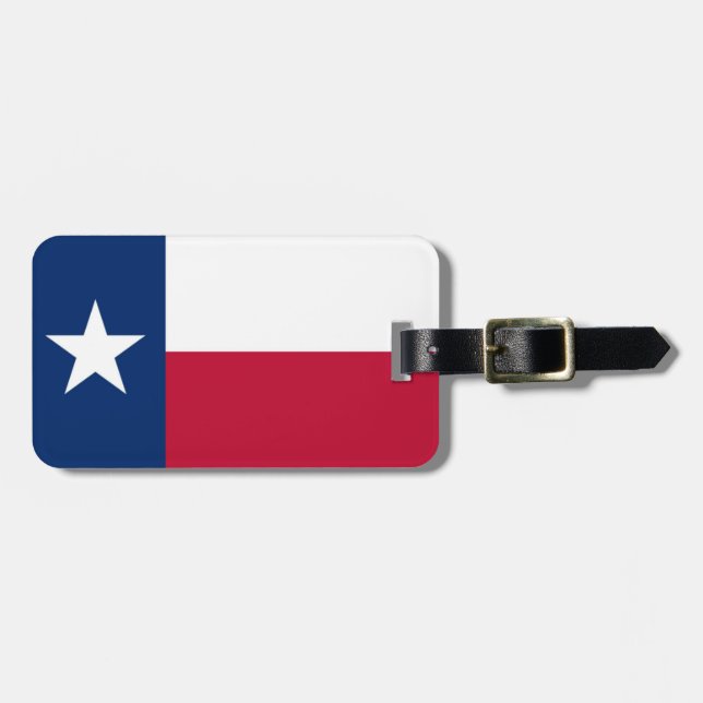 Etiqueta Para Maletas Texas (Frente Horizontal)
