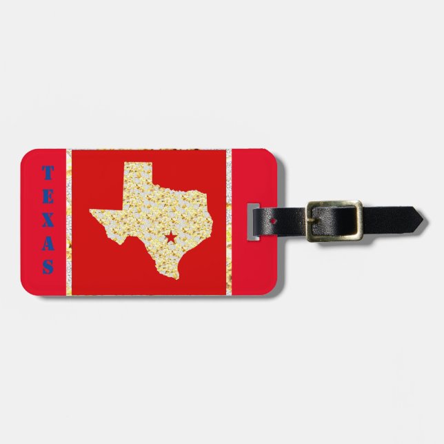 ETIQUETA PARA MALETAS TEXAS (Frente Horizontal)