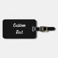 Texto personalizado en negro con guión blanco