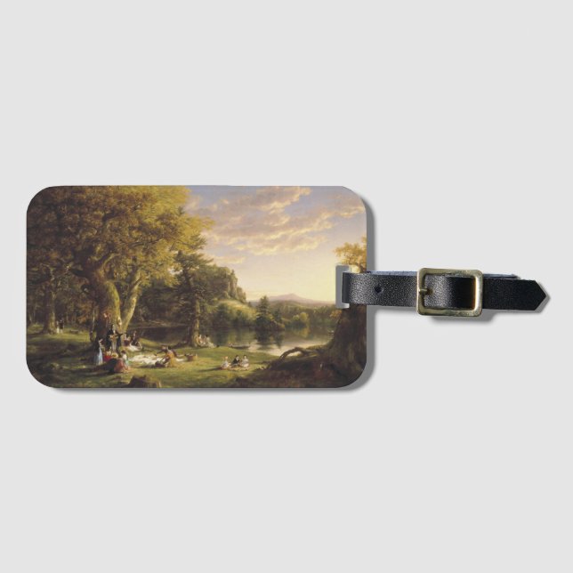 Etiqueta Para Maletas Thomas Cole The Pic-Nic (Anverso horizontal)