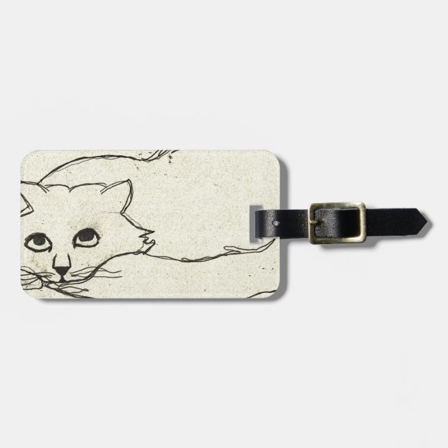 Etiqueta Para Maletas Thomas el gato (Frente Horizontal)