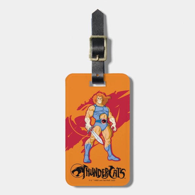 Etiqueta Para Maletas ThunderCats | Lion-O Character Graphic (Frente Vertical)
