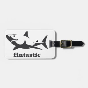 Etiqueta Para Maletas Tiburón - fintastic