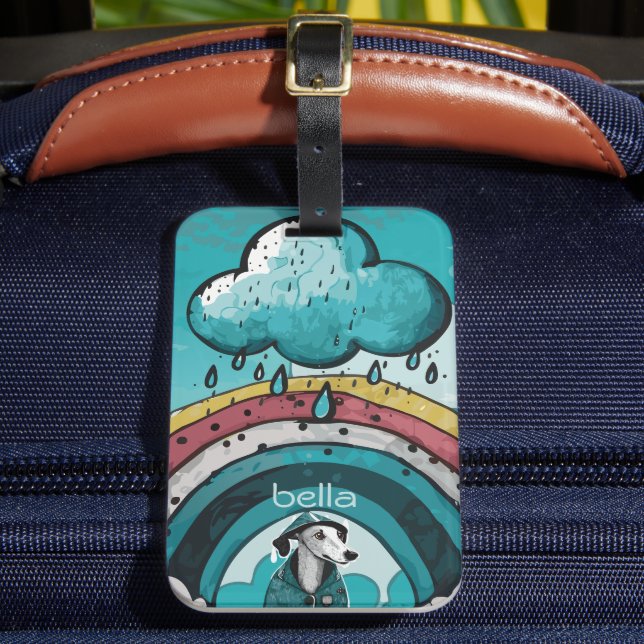 Etiqueta Para Maletas Tiempo de calentarse (Anverso In situ 2)