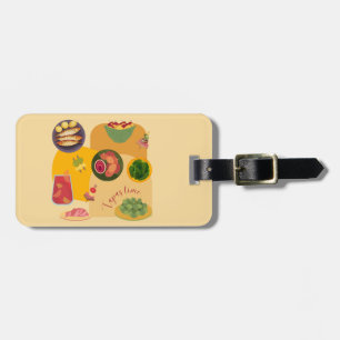 Etiqueta Para Maletas Tiempo de Tapas
