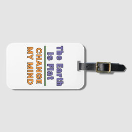 Etiqueta Para Maletas Tierra plana