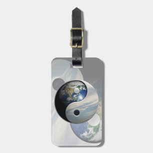 Etiqueta Para Maletas Tierra y cielo Yin Yang