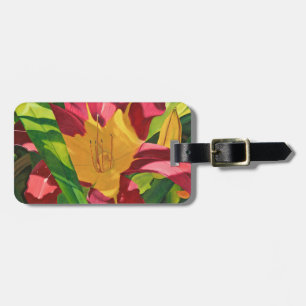 Etiqueta Para Maletas Tiger Lily Floral