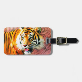 Etiqueta Para Maletas Tigre
