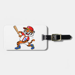 Etiqueta Para Maletas Tigre de béisbol