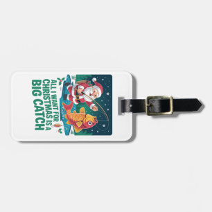 Etiqueta Para Maletas Todo lo que quiero para Navidad es una gran captur