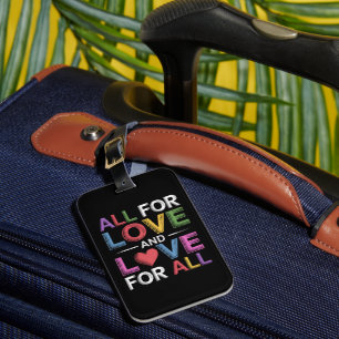 Etiqueta Para Maletas Todo por amor y amor para todos Mes del Orgullo LG