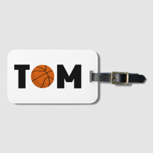 Etiqueta Para Maletas Tom Basketball