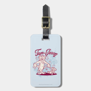 Etiqueta Para Maletas Tom y Jerry Broke