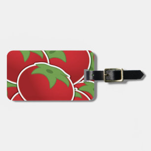 Etiqueta Para Maletas Tomate gracioso