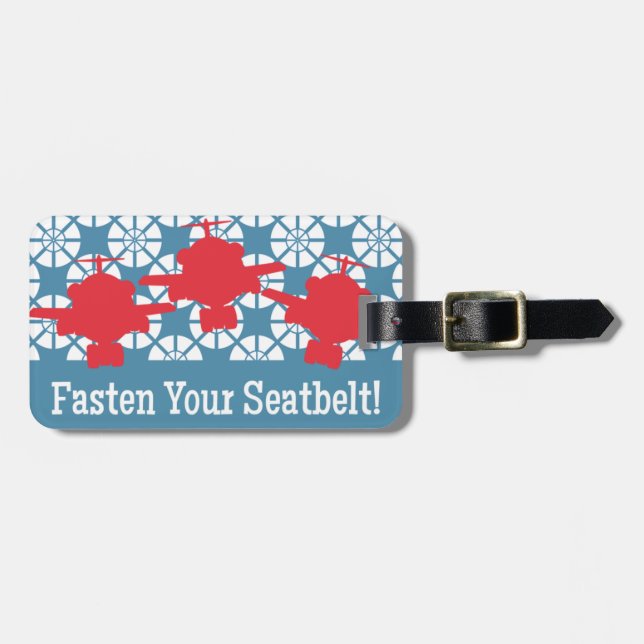 Etiqueta Para Maletas ¡Tome el vuelo, Kiddo! (Frente Horizontal)