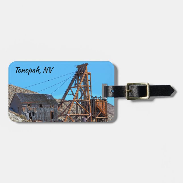 Etiqueta Para Maletas Tonopah Nevada  (Frente Horizontal)