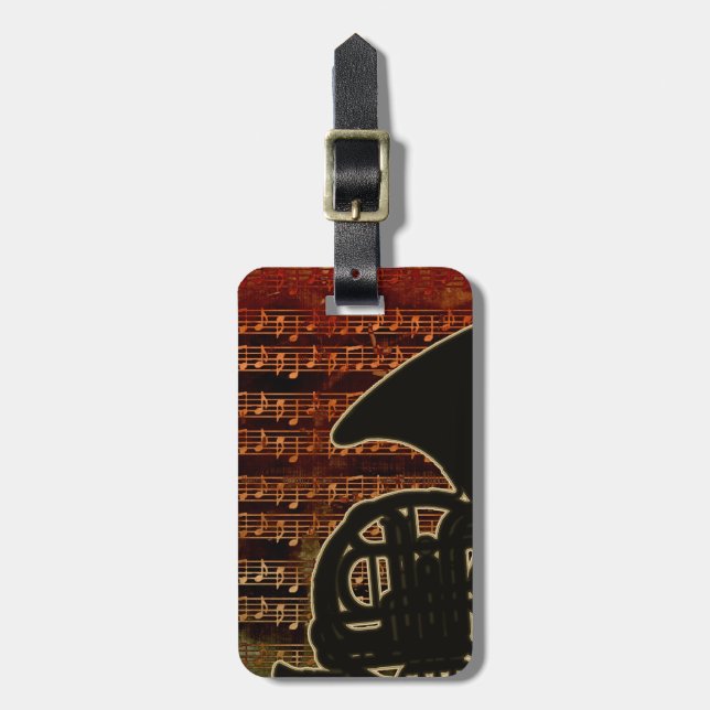 Etiqueta Para Maletas Tonos cálidos Horno francés ID280 (Frente Vertical)