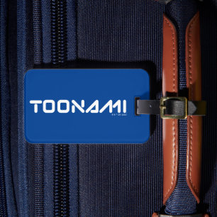 Etiqueta Para Maletas Toonami Digital Font Logo