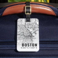 Topografía del mapa de Boston City Map
