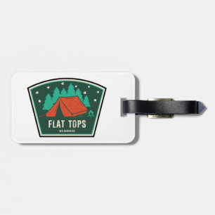 Etiqueta Para Maletas Tops planos Camping de Colorado