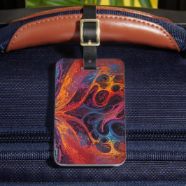 Etiqueta Para Maletas Tormenta caótica