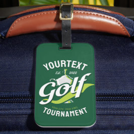 Etiqueta Para Maletas Torneo de Trofeo Pro Golfer NAME Golf