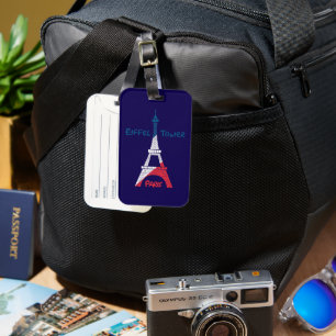 Etiqueta Para Maletas Torre Eiffel