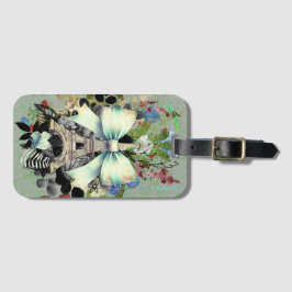 Etiqueta Para Maletas Torre Eiffel Artística