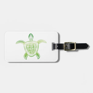 Etiqueta Para Maletas Tortuga Hawaii de la bahía de Hanauma