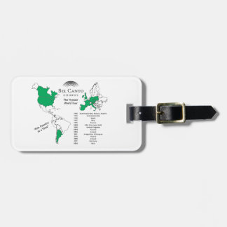 Etiqueta Para Maletas Tour de Bel Canto Italia