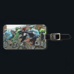 Etiqueta Para Maletas Tour De France 2014<br><div class="desc">Fotografía tomada en Acomb,  York,  Reino Unido en el Tor De France 2014.</div>