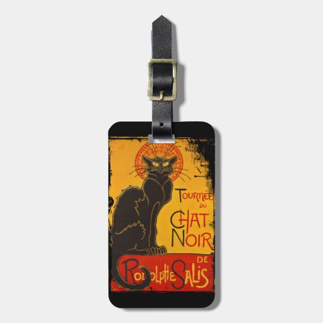 Etiqueta Para Maletas Tournee du Chat Noir (Frente Vertical)
