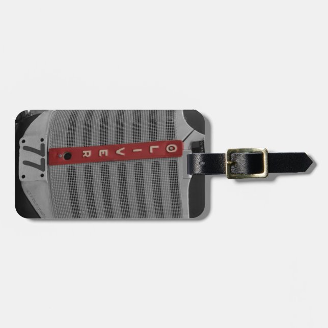 Etiqueta Para Maletas Tractor de Oliverio (Frente Horizontal)