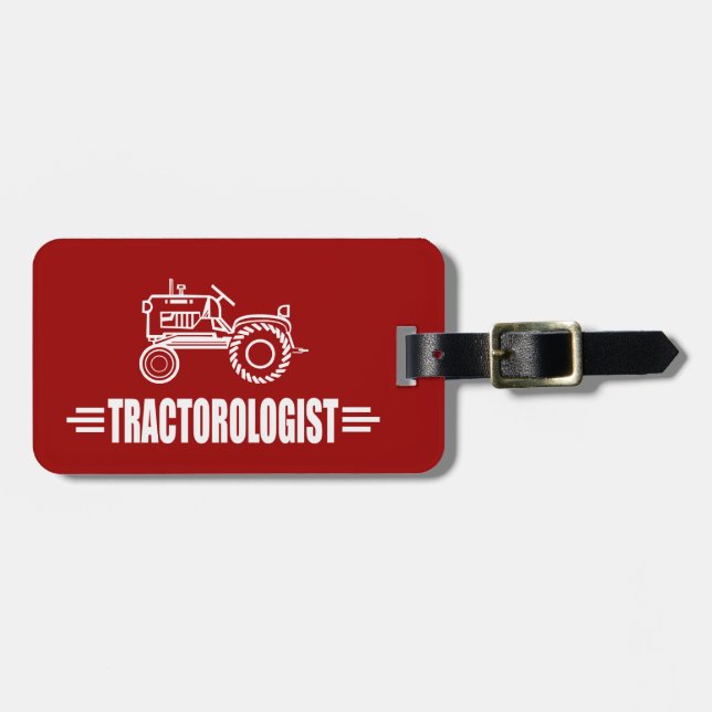 Etiqueta Para Maletas Tractor divertido (Frente Horizontal)