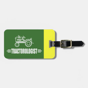 Etiqueta Para Maletas Tractor divertido