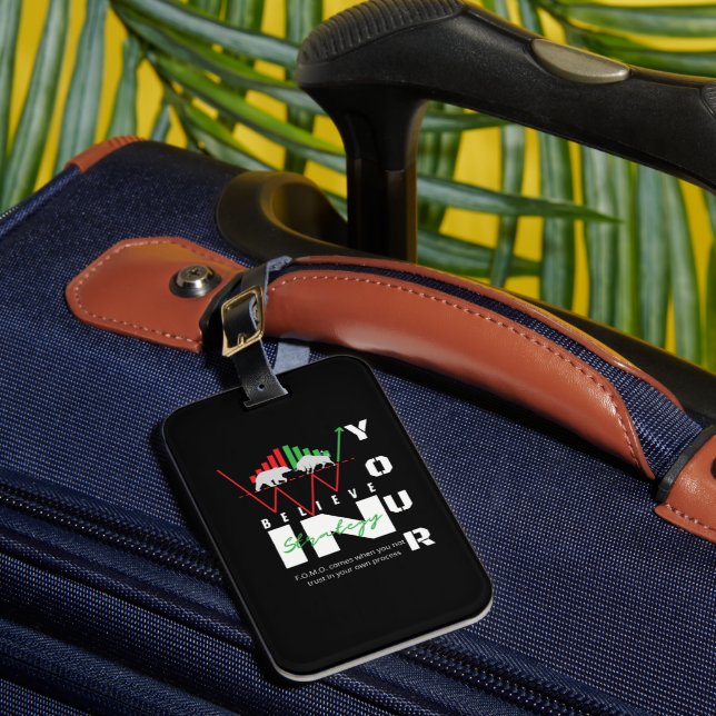 Etiqueta Para Maletas Trade Motivation | Bullish | Pattern (Anverso In situ 1)