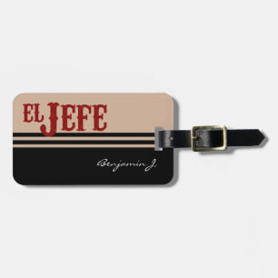 Etiqueta Para Maletas Traducción del EL Jefe Boss