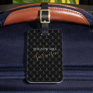 Etiqueta Para Maletas Traje Negro Poco Vestido Despedida de Soltera Fies