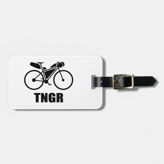 Etiqueta Para Maletas Trans North Georgia Race Bikepacking (Frente Horizontal)