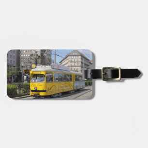 Etiqueta Para Maletas Tranvía de Viena