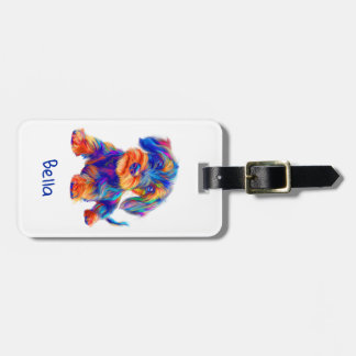 Etiqueta Para Maletas Travel Dog, coloured, cute, 