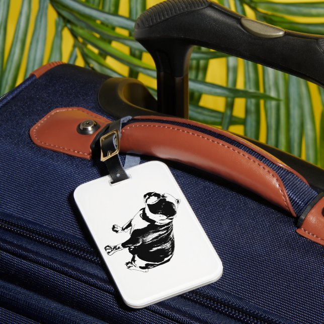 Etiqueta Para Maletas Travel Without Rush (Anverso In situ 1)