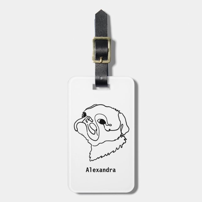 Etiqueta Para Maletas Travesías positivas (Frente Vertical)