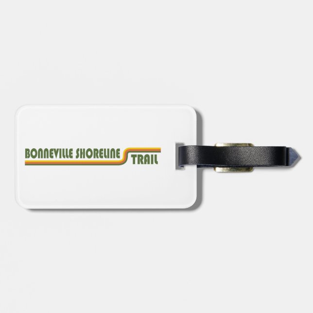 Etiqueta Para Maletas Trayecto de la costa de Bonneville (Atrás Horizontal)