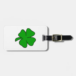 Etiqueta Para Maletas Trébol irlandés