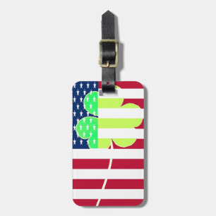 Etiqueta Para Maletas Trébol irlandés St Patrick del trébol de la