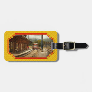 Etiqueta Para Maletas Tren: abordando el tranvía de Scranton